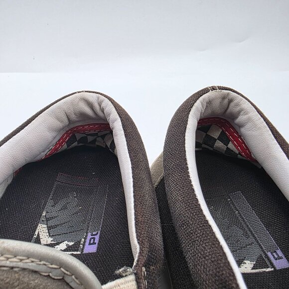 Vans Slip On Skate Shoes Mens Size 8 Gray Casual Walking School Outdoors - Picture 9 of 13